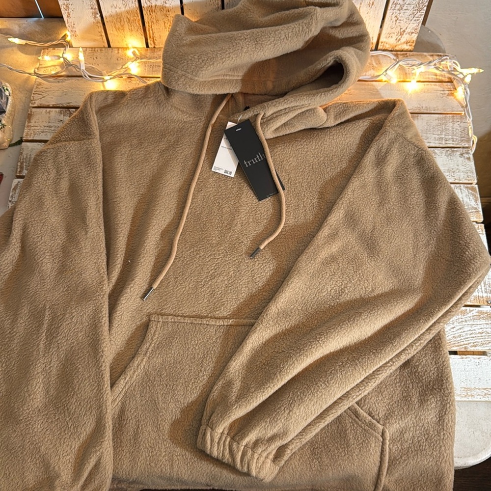 NWT women’s brown hoodie size M // Truth by republic brand